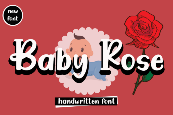 Baby Rose: A Playful Display Font for Digital Branding