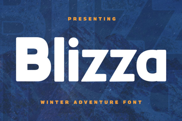Blizza: A Bold, Clean Display Font for Digital Branding