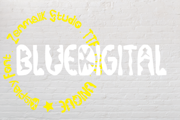 BlueDigital: A Display Typeface That Anchors Editorial Mood