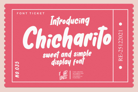 Chicharito: A Thick, Playful Display Font That Stands Out in Fast-Scrolling Feeds