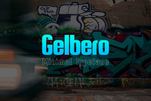 Gelbero: A Clean Display Font for Small Business Branding