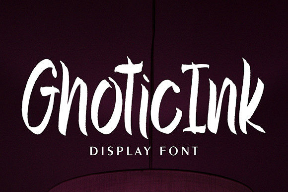 Ghotic Ink: A Display Font That Breathes Life Into Editorial Moments