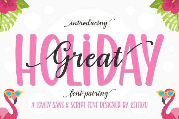 Great Holiday: A Playful Display Font for Scroll-Stopping Campaigns