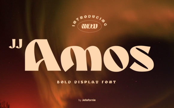 JJ Amos: A Bold, Elegant Display Font for Small Business Branding