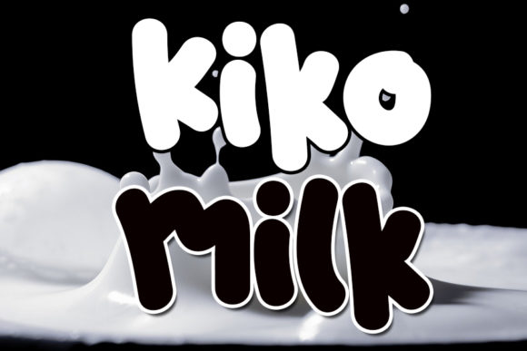 Kiko Milk: A Playful Display Font That Builds Brand Trust