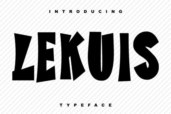 Lekuis: A Thick-Lettered Display Font That Commands Attention