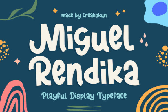 Miguel Rendika: A Display Font That Makes Campaigns Feel Alive