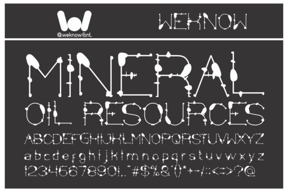 Mineral Oil Resources: A Display Font That Makes Your Brand Feel Intentional