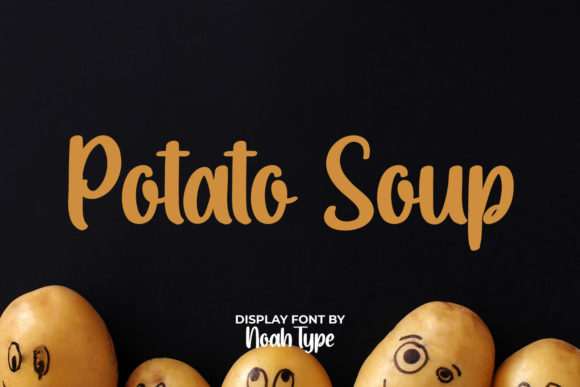 Potato Soup Font: A Playful Display Typeface for Digital Brands