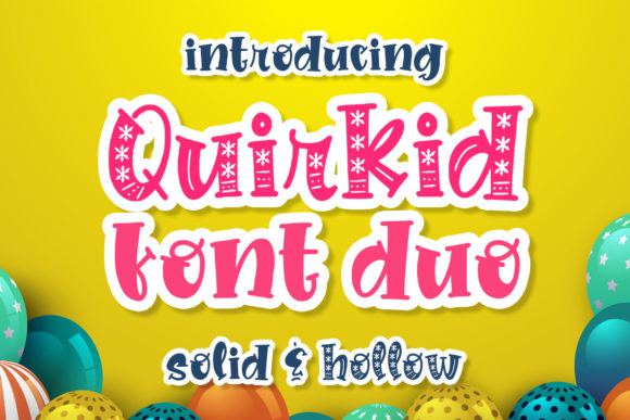Quirkid: A Playful Display Font That Brings Joy to Real Business Branding