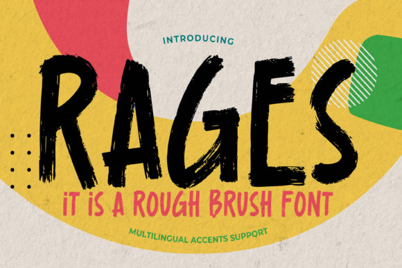 Rages: A Bold, Grounded Display Typeface for Editorial Moments