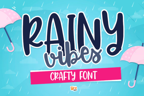 Rainy Vibes: A Playful Display Font That Lifts the Mood