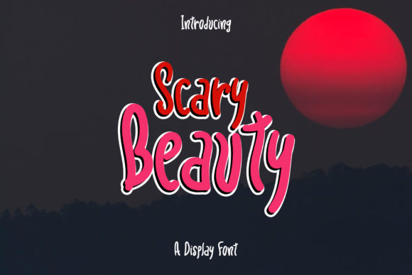 Scary Beauty: A Whimsical Display Font for Creative Branding
