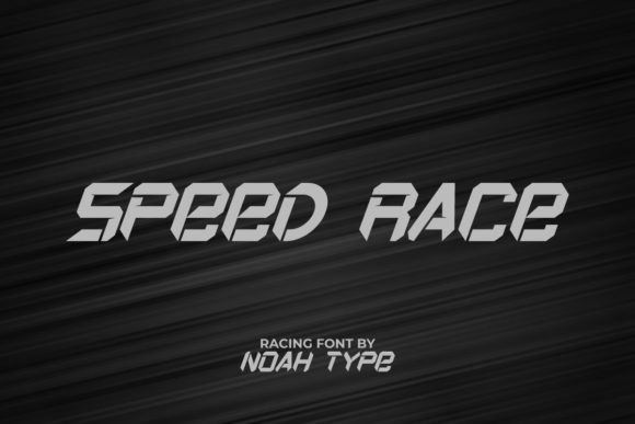 Speed Race: A Techno Display Font That Accelerates Engagement