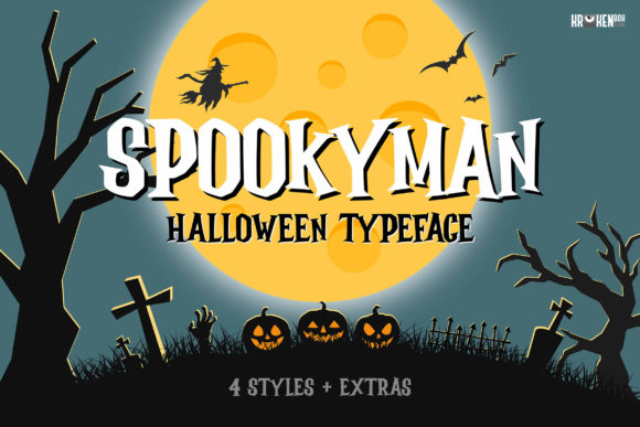 Spookyman: A Halloween Typeface That Makes Your Campaign Instantly Recognizable