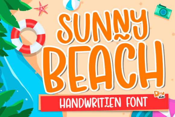 Sunny Beach Font: Playful Display Type for Campaign Headlines
