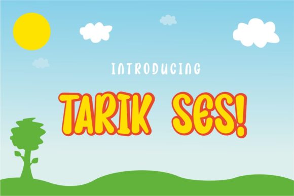 Tarik Ses: A Display Font That Feels Like a Gentle Smile