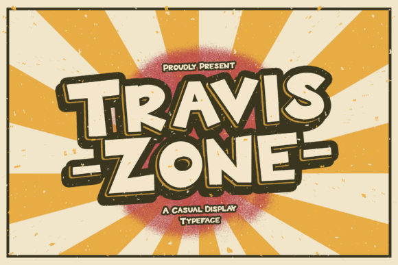 Travis Zone: A Playful Display Font That Stops the Scroll