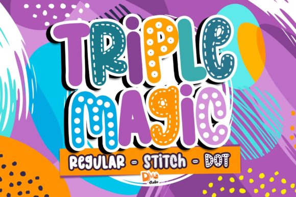 Triple Magic: A Display Font That Adds Joy to Your Brand