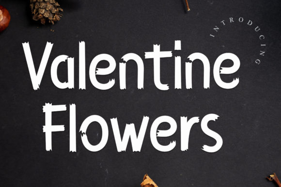 Valentine Flowers: A Display Font That Delivers Digital Charm