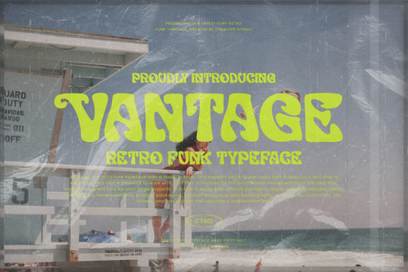 Vantage Retro Funk: A Display Font That Builds Brand Personality