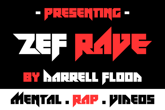 Zef Rave: A Sci-Fi Display Font That Ignites Handmade Designs